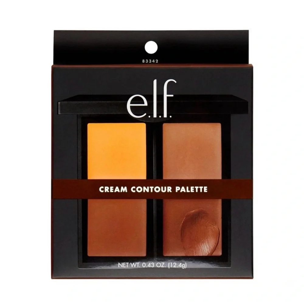 e.l.f. Cream Contour Palette Quad Highlight & Sculpt 0.43 oz Vegan Cruelty-Free